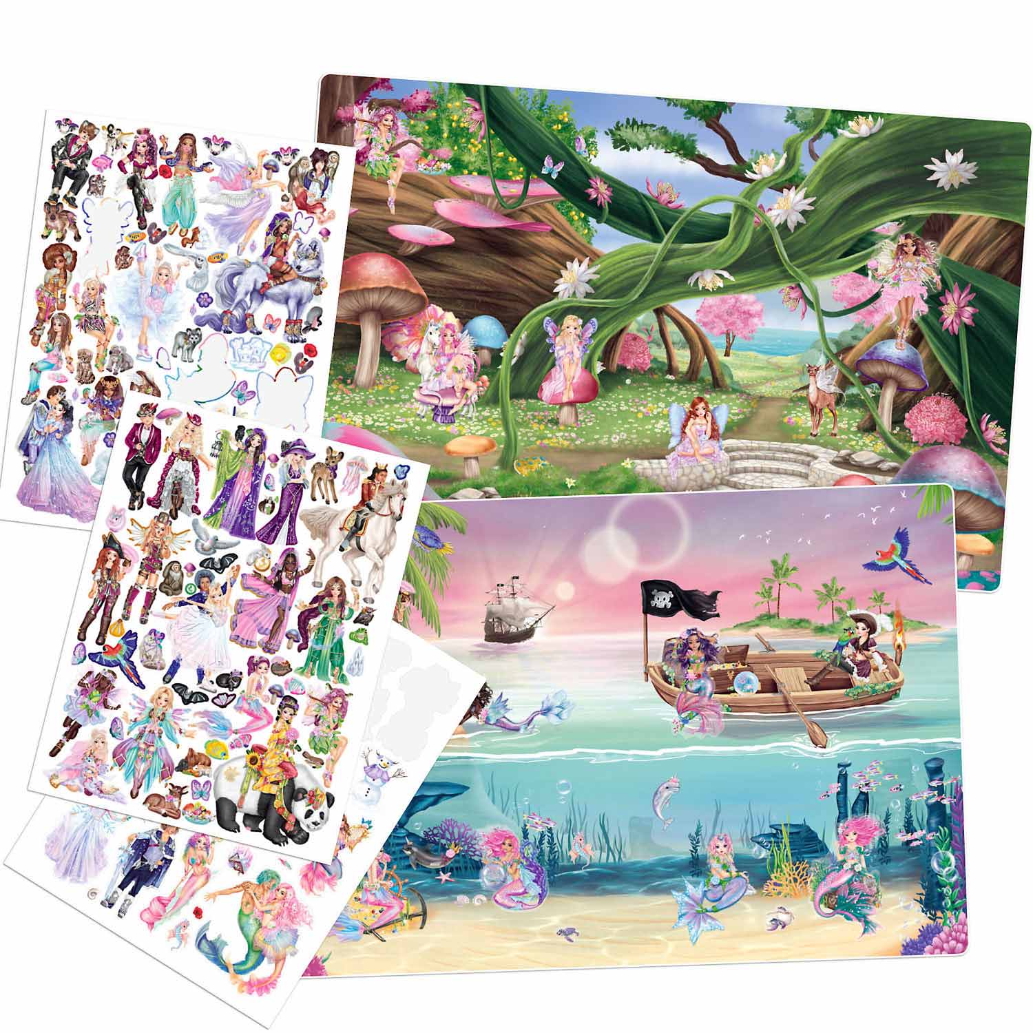 TOPModel Fantasy Stickerworld Stickerboek