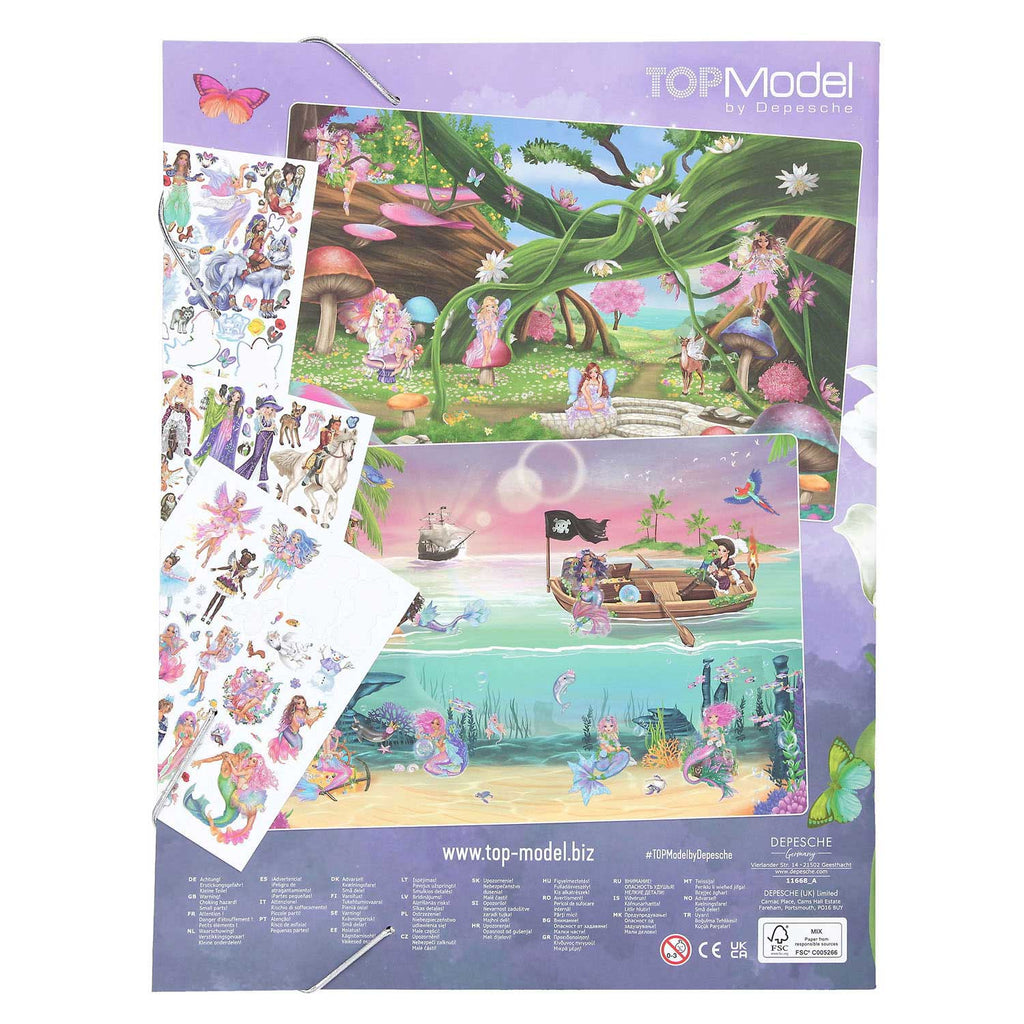 TOPModel Fantasy Stickerworld Stickerboek