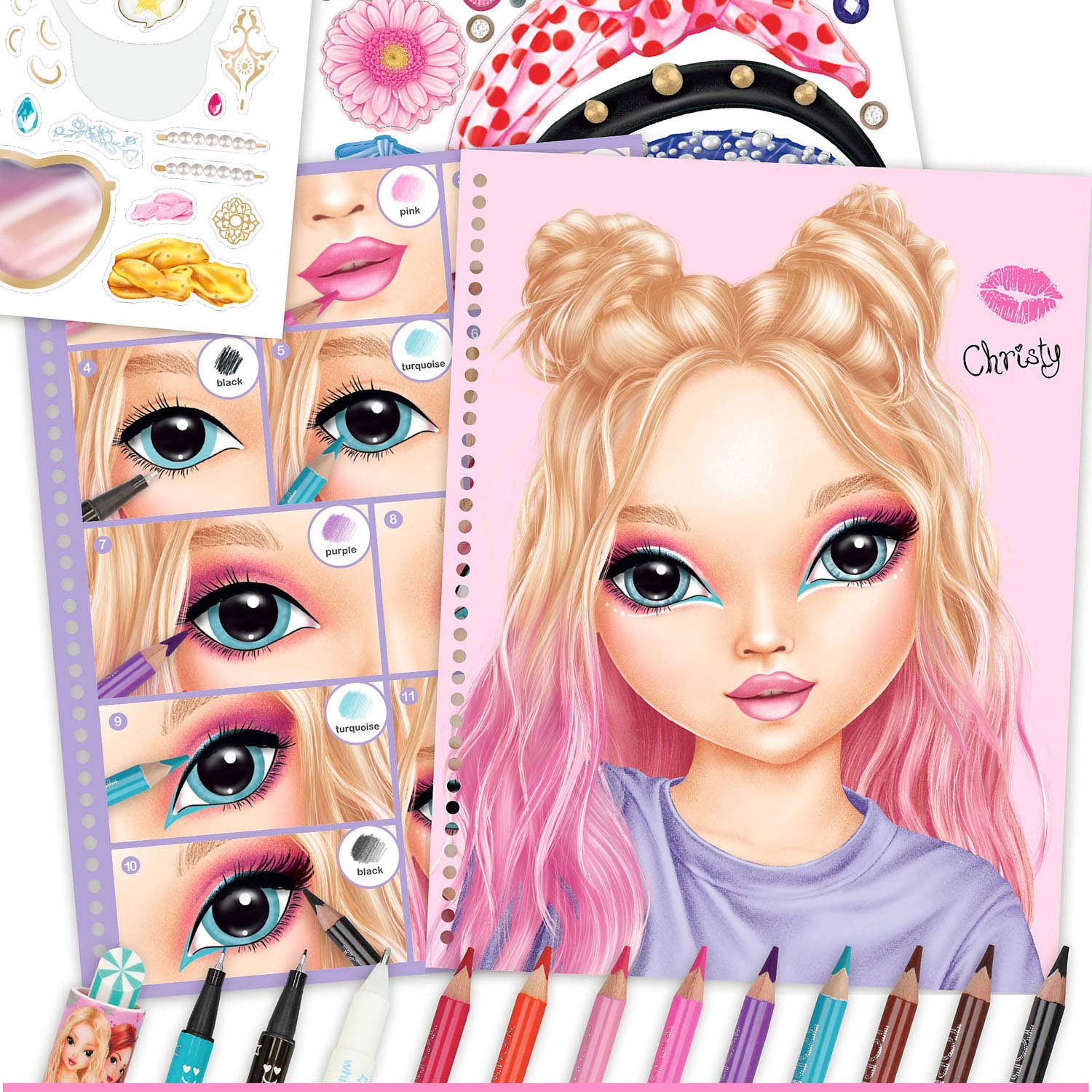 TOPModel Make-up Kleurboek Fergie