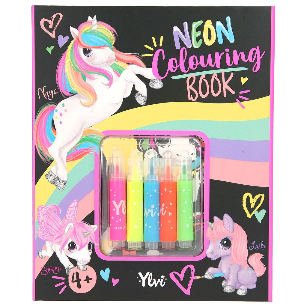 Depesche Ylvi Neon Kleurboek met Stiften