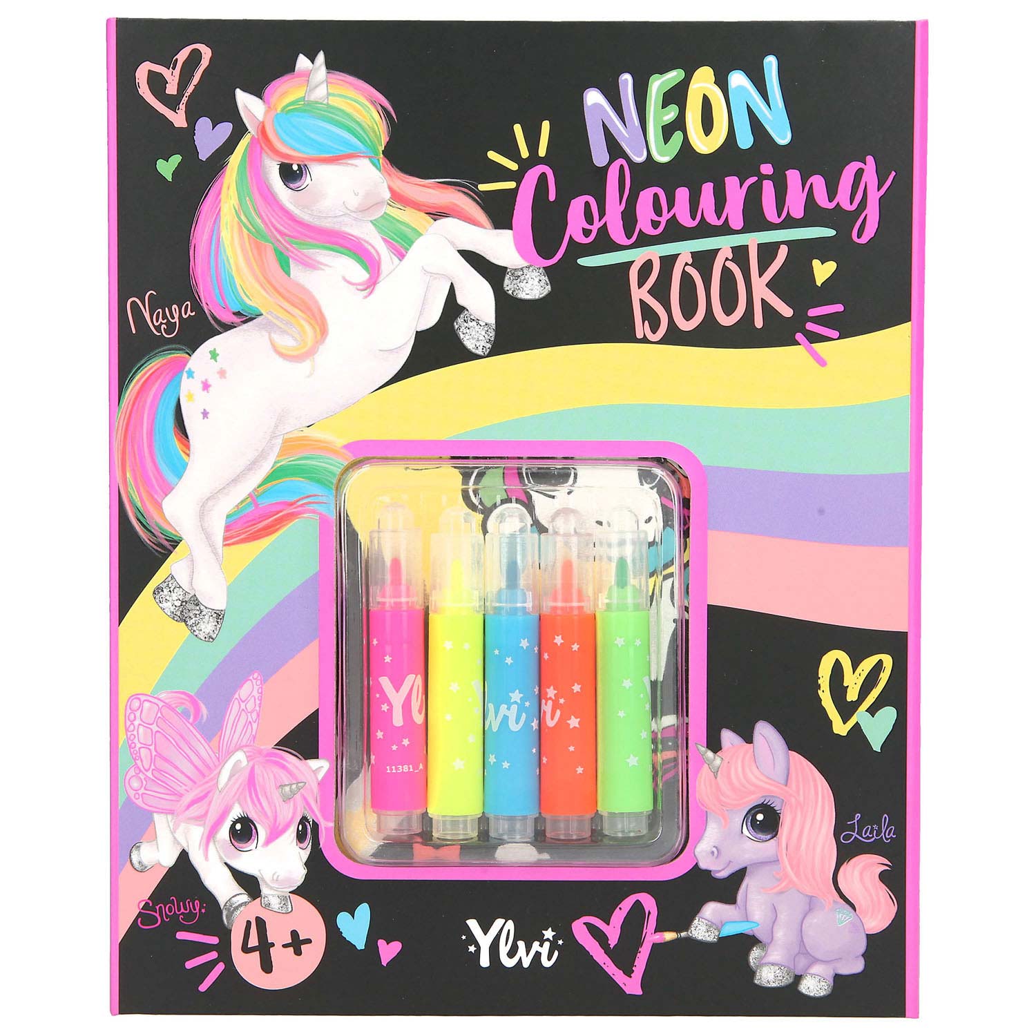 Depesche Ylvi Neon Kleurboek met Stiften