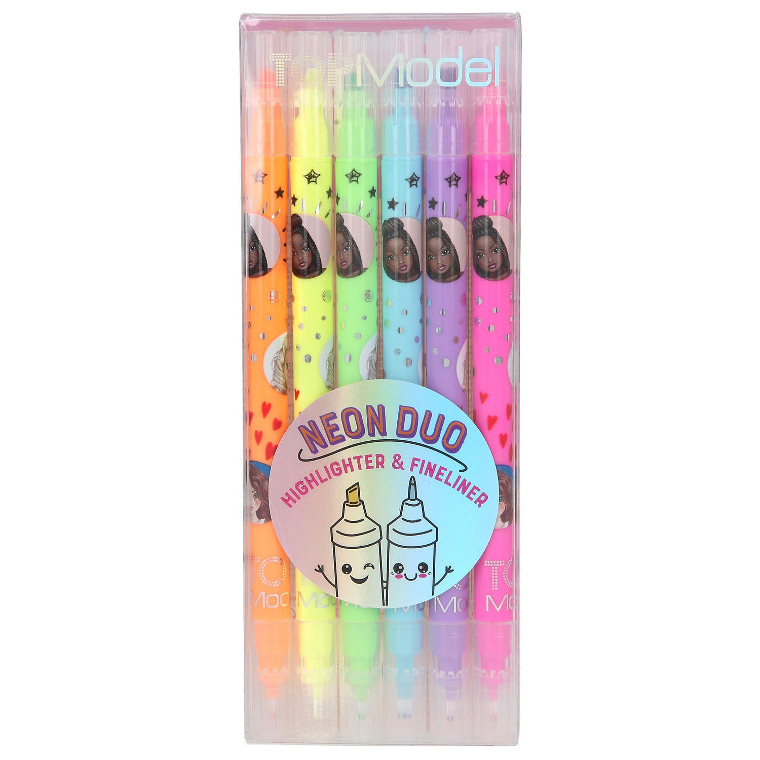 TOPModel Neon Duo Markeerstiften en Fineliners