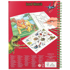Dino World World Kleurboek met Kleurpotloden