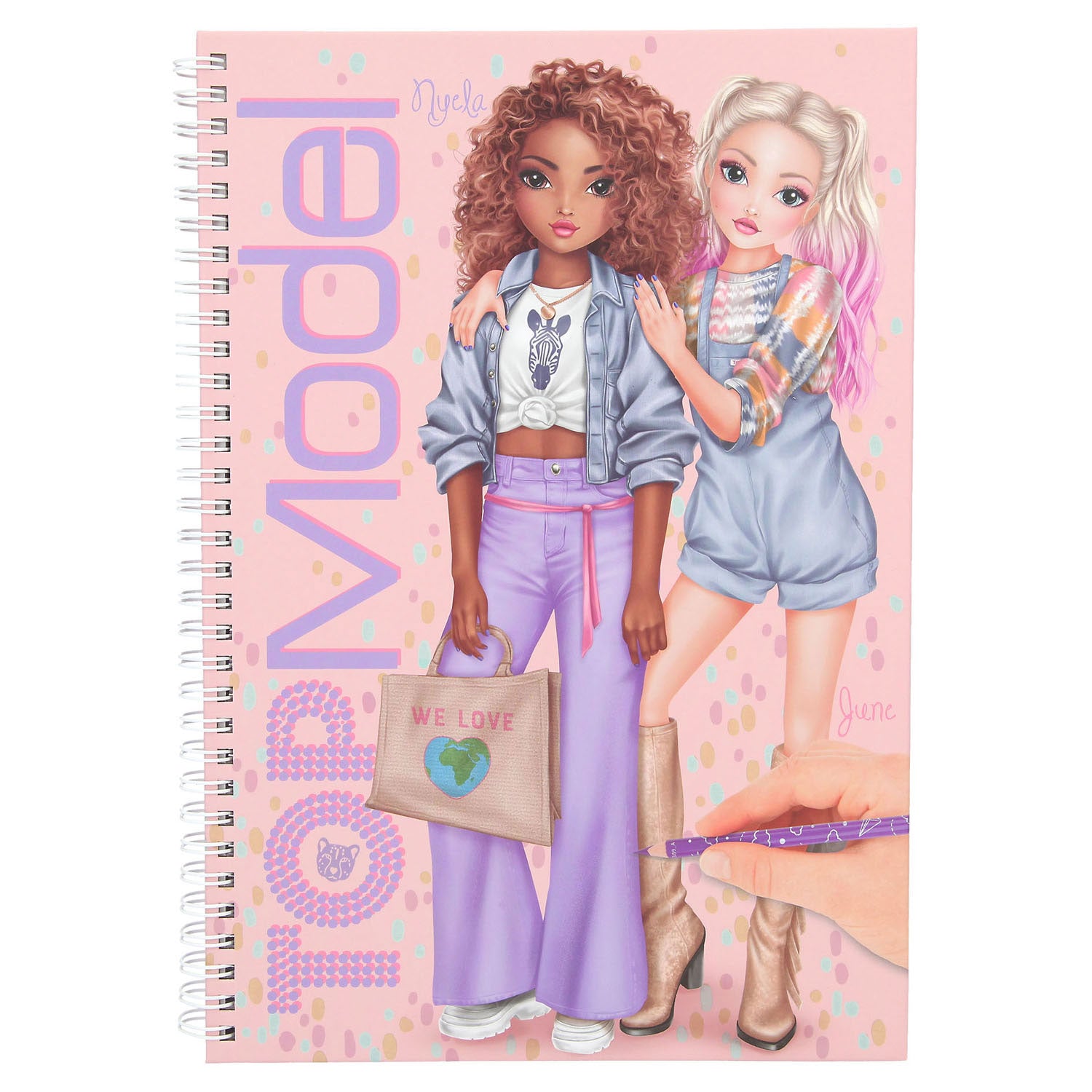 TOPModel Kleurboek met Kleurpotloden