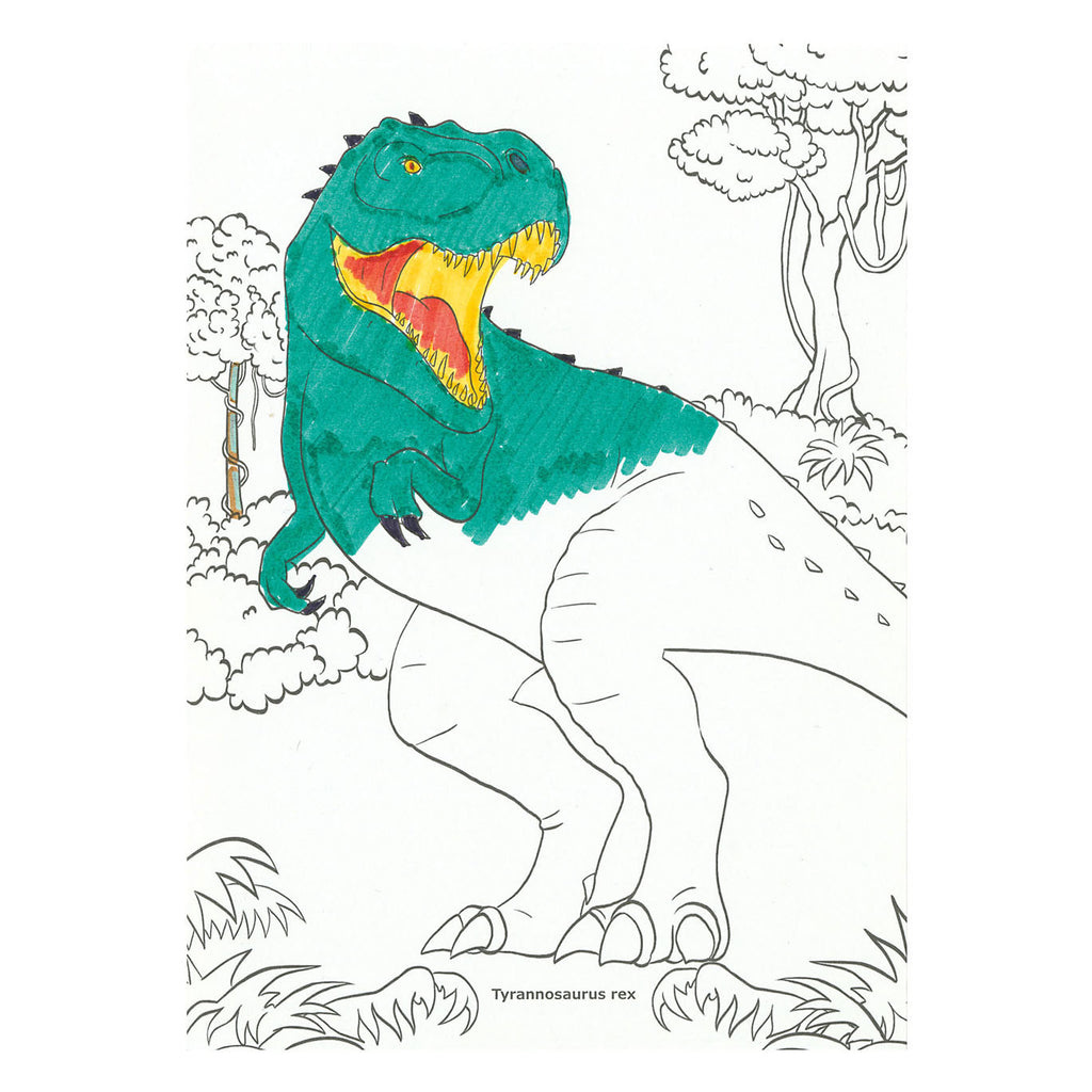 Dino World World Duo Magische Dubbele Stiften, 10st.