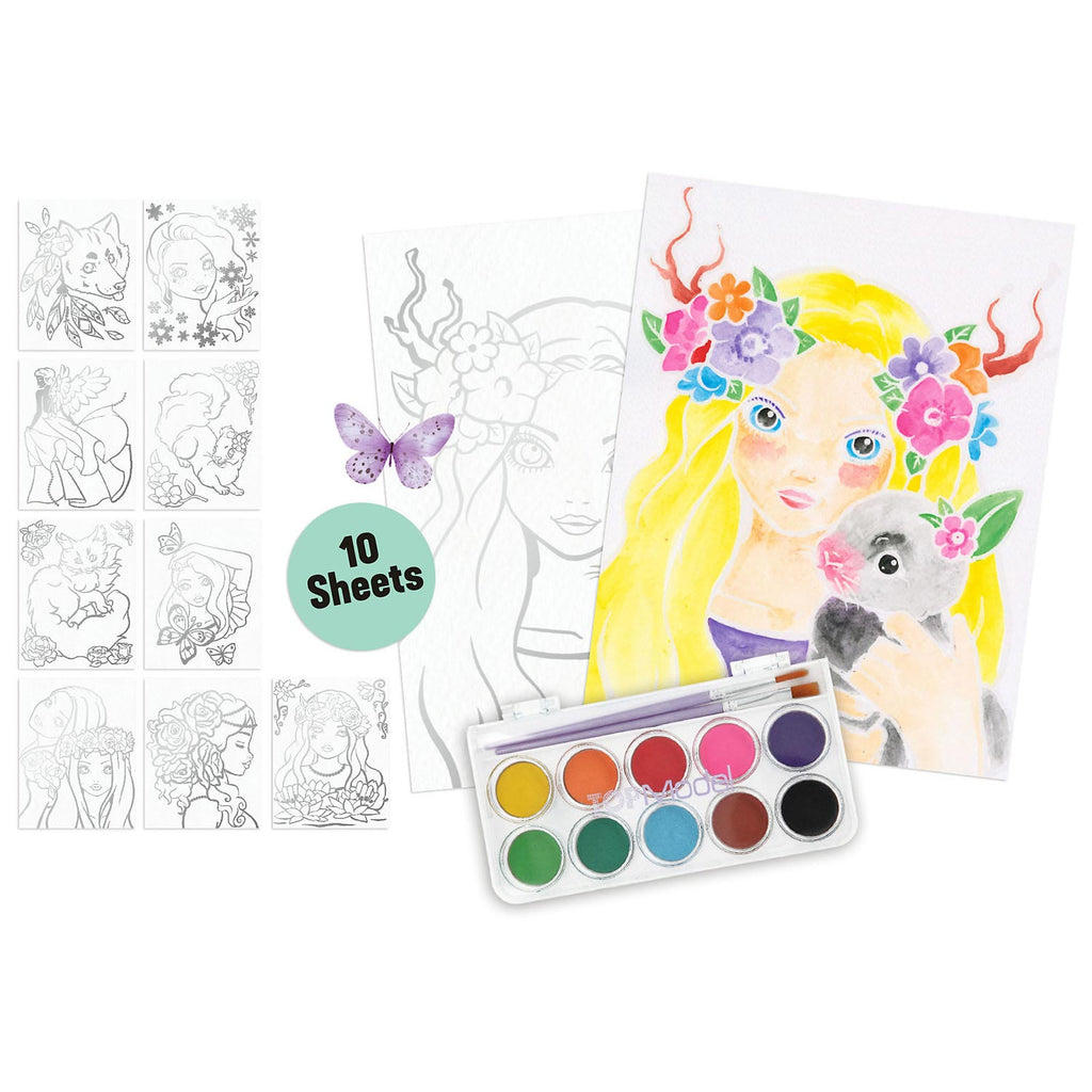 TOPModel Colour me Up Aquarelpapier
