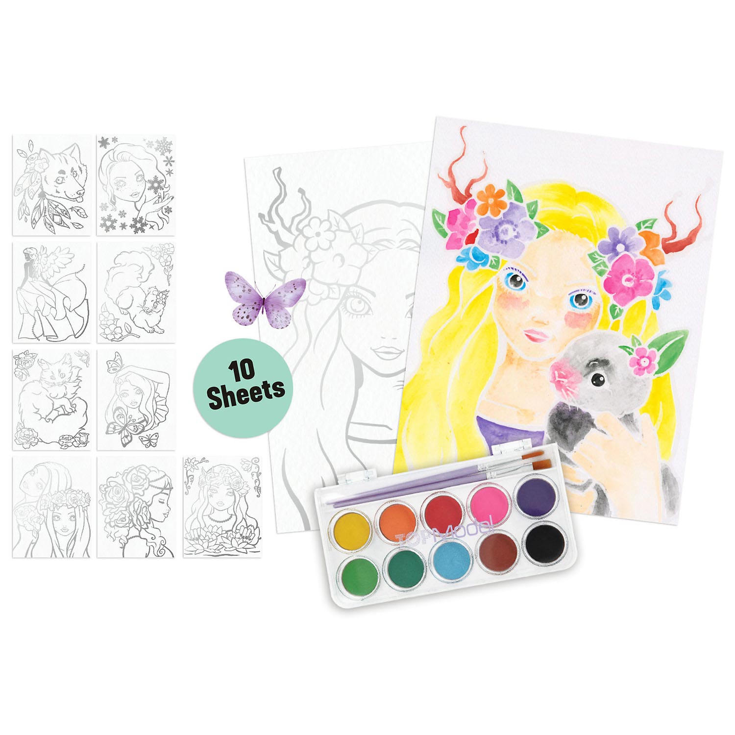 TOPModel Colour me Up Aquarelpapier