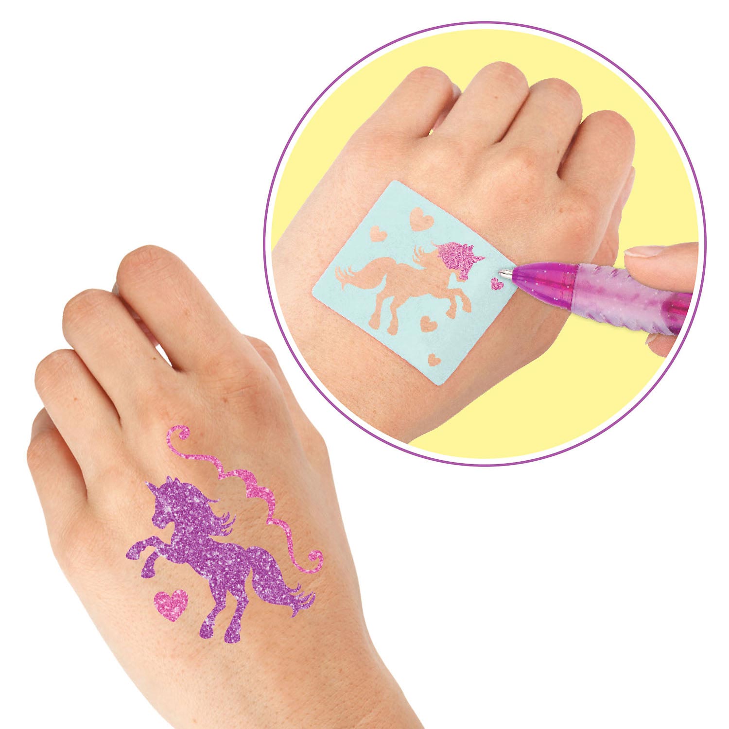 Ylvi & the minimoomis Ylvi & the Minimoomis Tattoo Glitter Gelpennen
