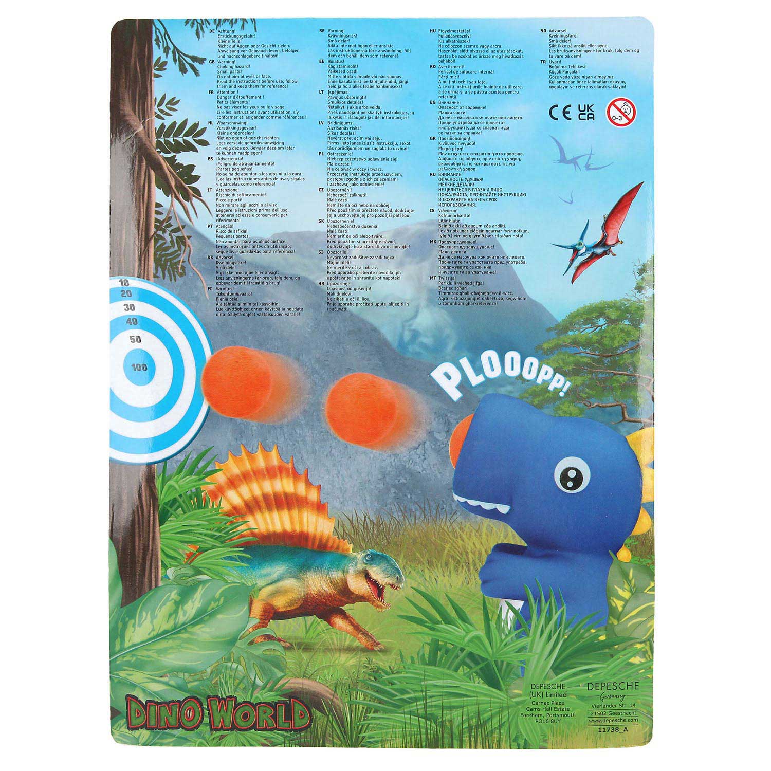 Dino World World Afschiet Plopper Dino
