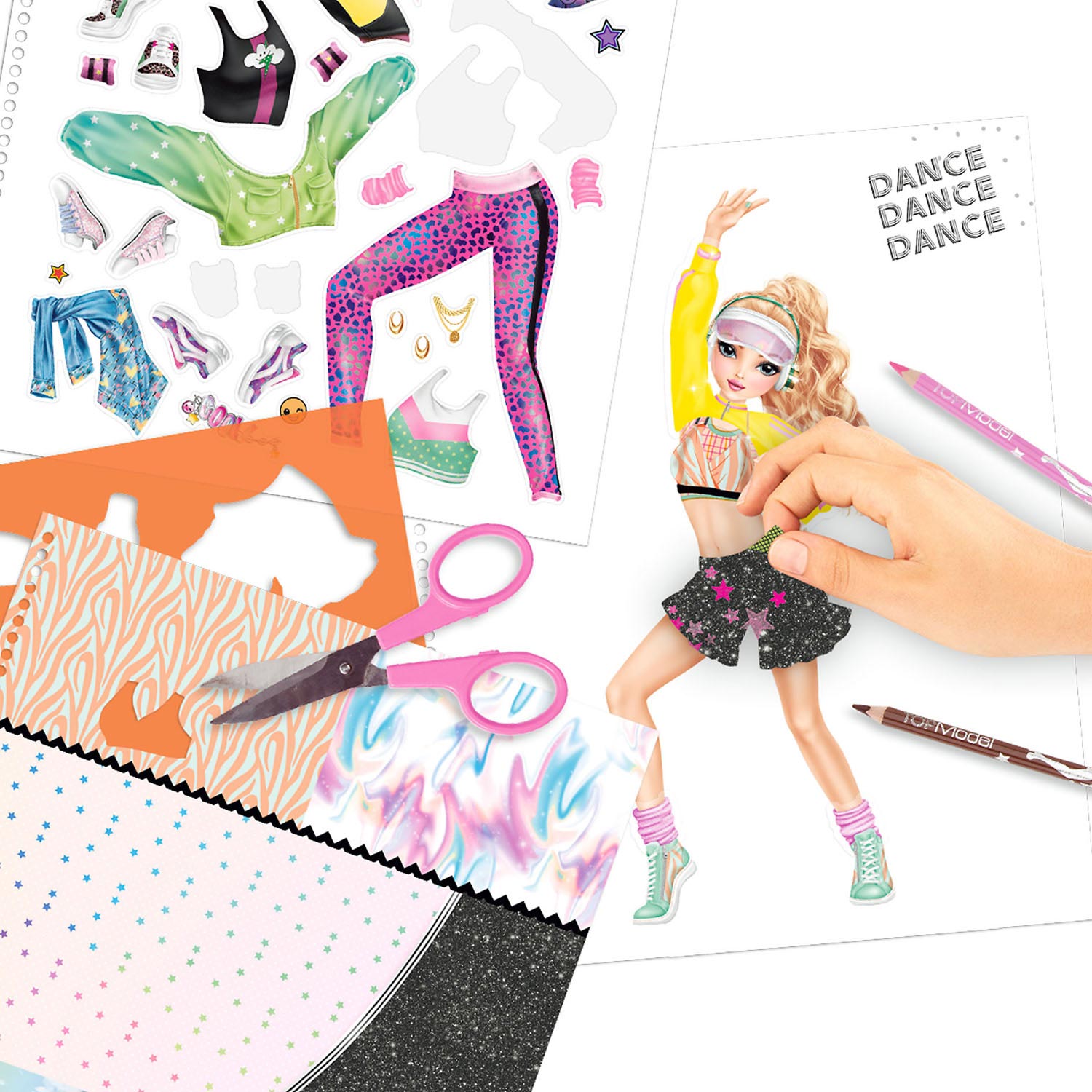 TOPModel Kleurboek Dance