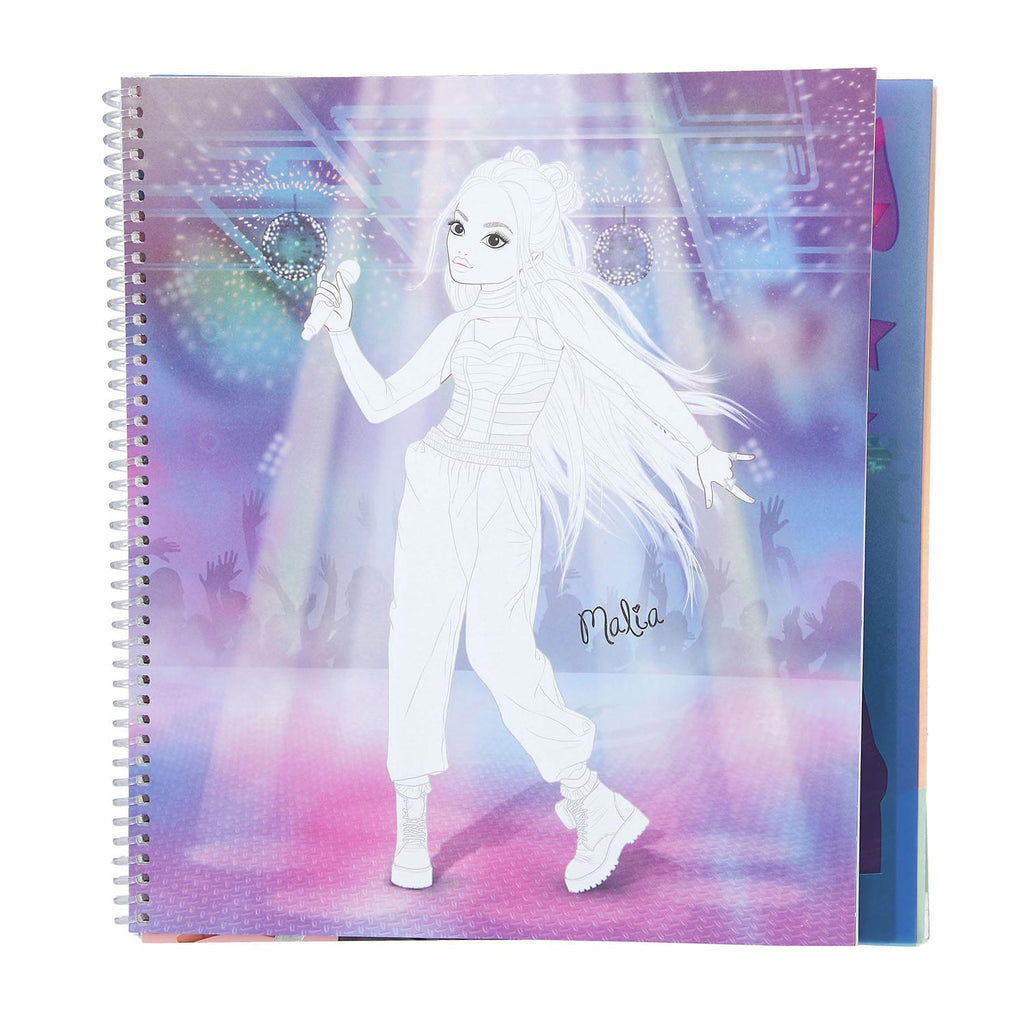 TOPModel Kleurboek Popstar
