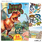 Dino World World Stickerboek met Puffy Stickers