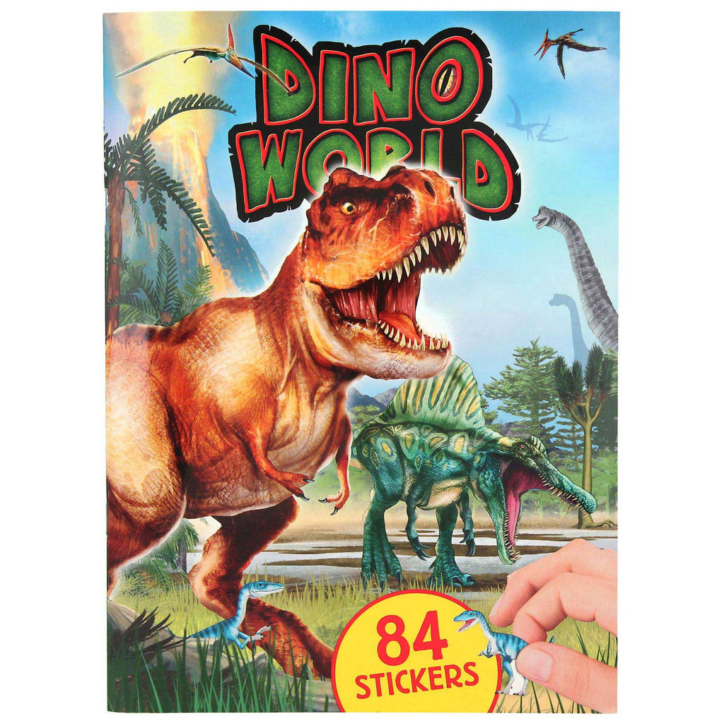 Dino World World Stickerboek met Puffy Stickers