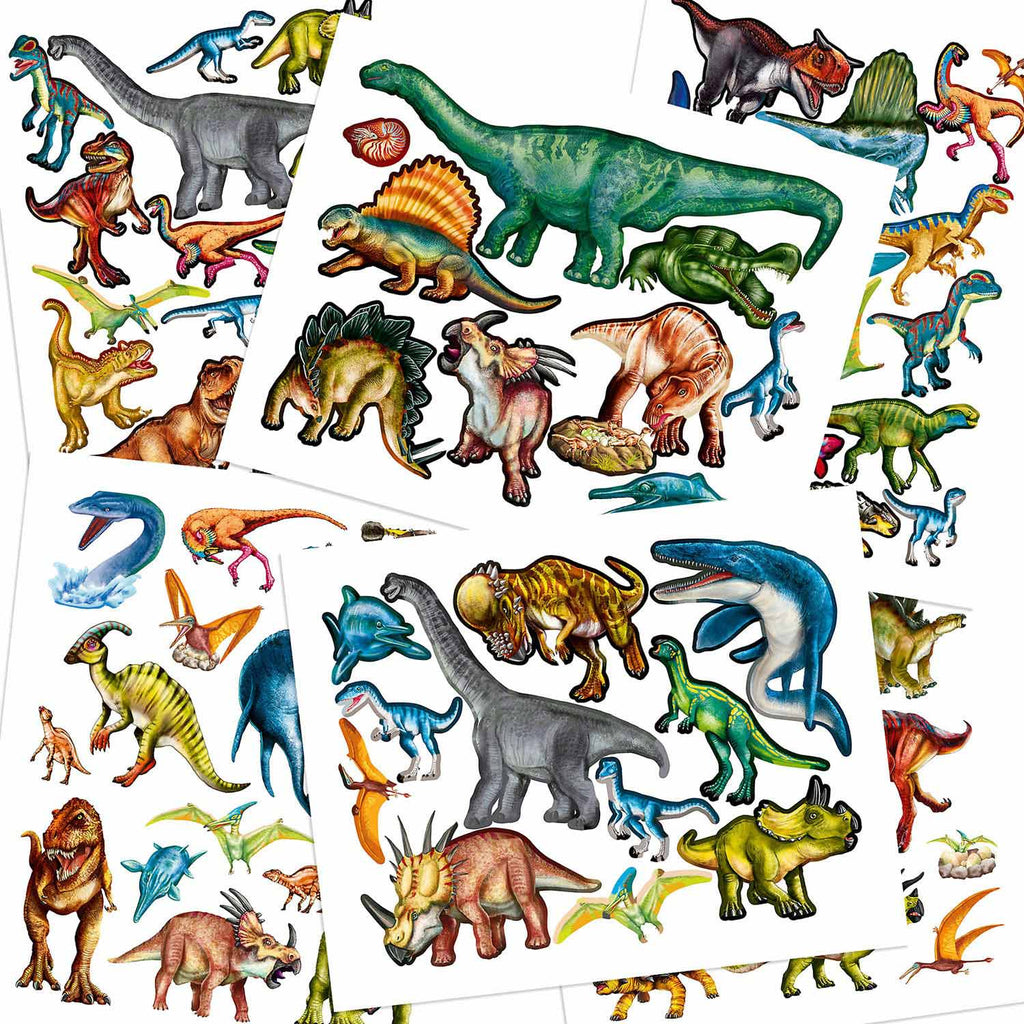 Dino World World Stickerboek met Puffy Stickers