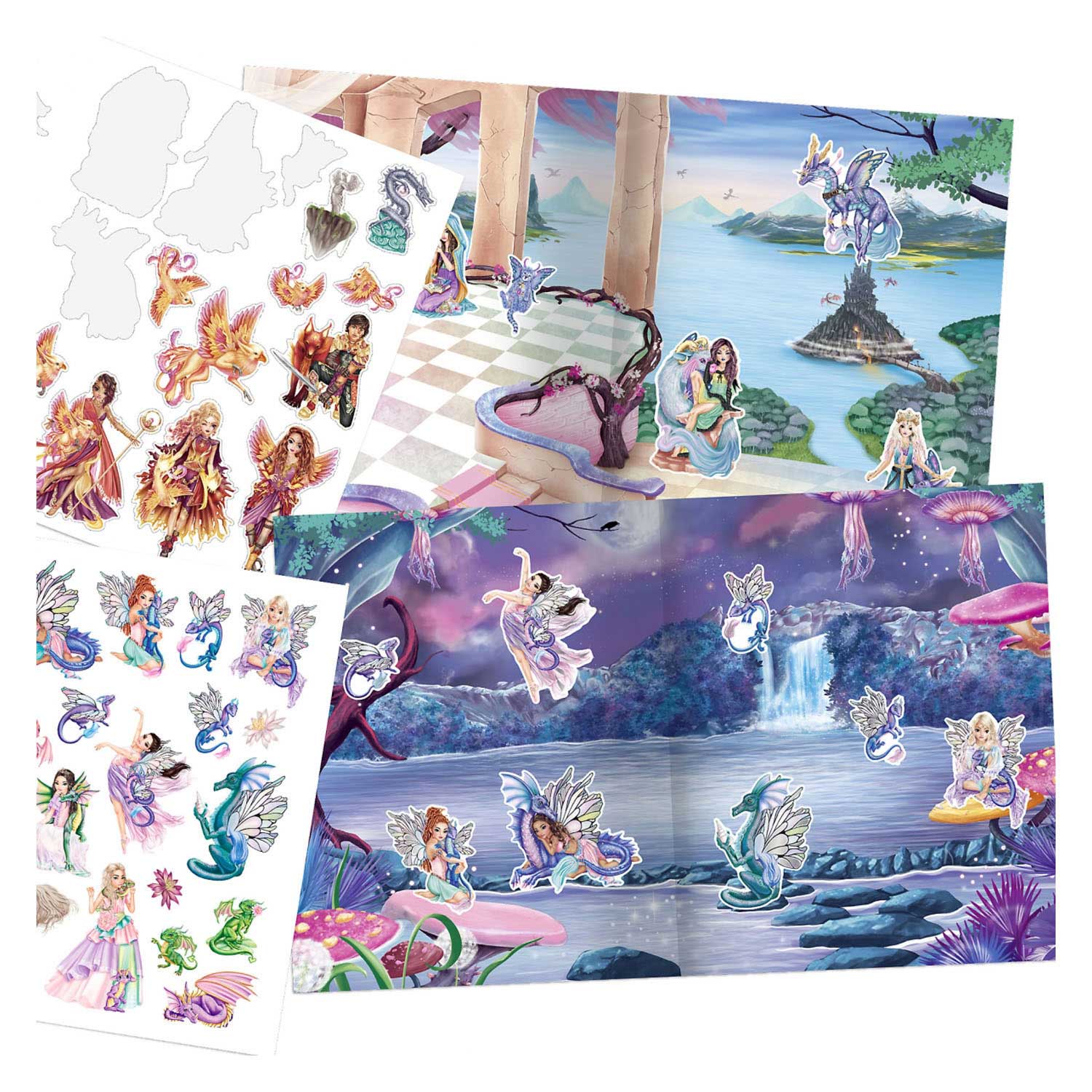 TOPModel Stickerworld Stickerboek Dragon Love
