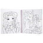 TOPModel Kleurboek met Pailletten Dragon Love