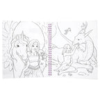 TOPModel Kleurboek met Pailletten Dragon Love