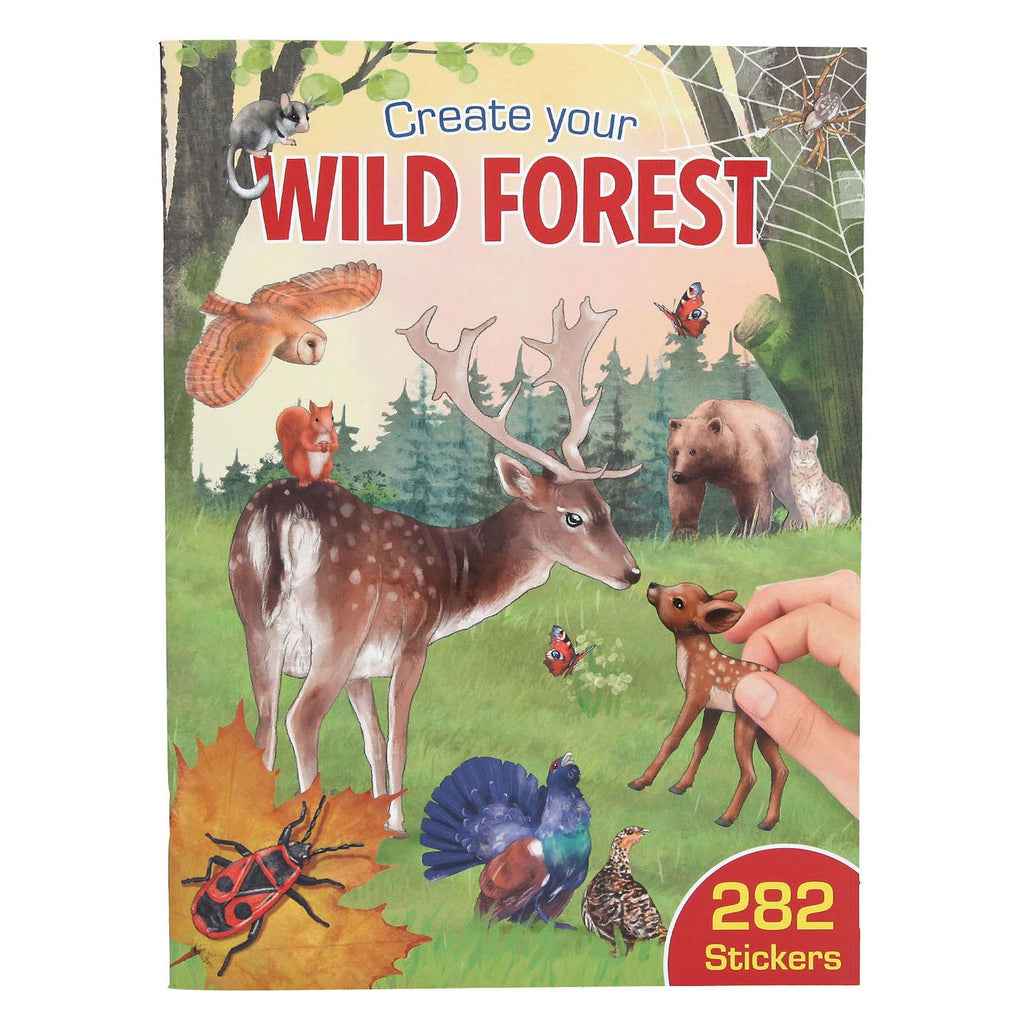 Depesche Create your Wild Forest Stickerboek
