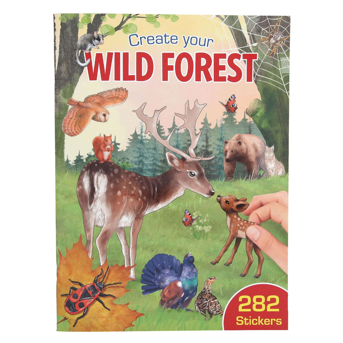 Depesche Create your Wild Forest Stickerboek