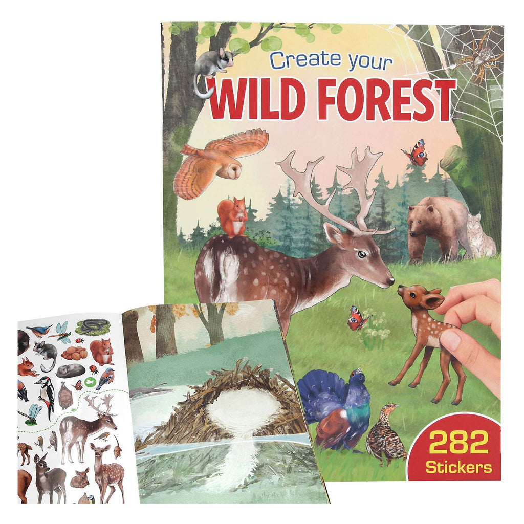 Depesche Create your Wild Forest Stickerboek