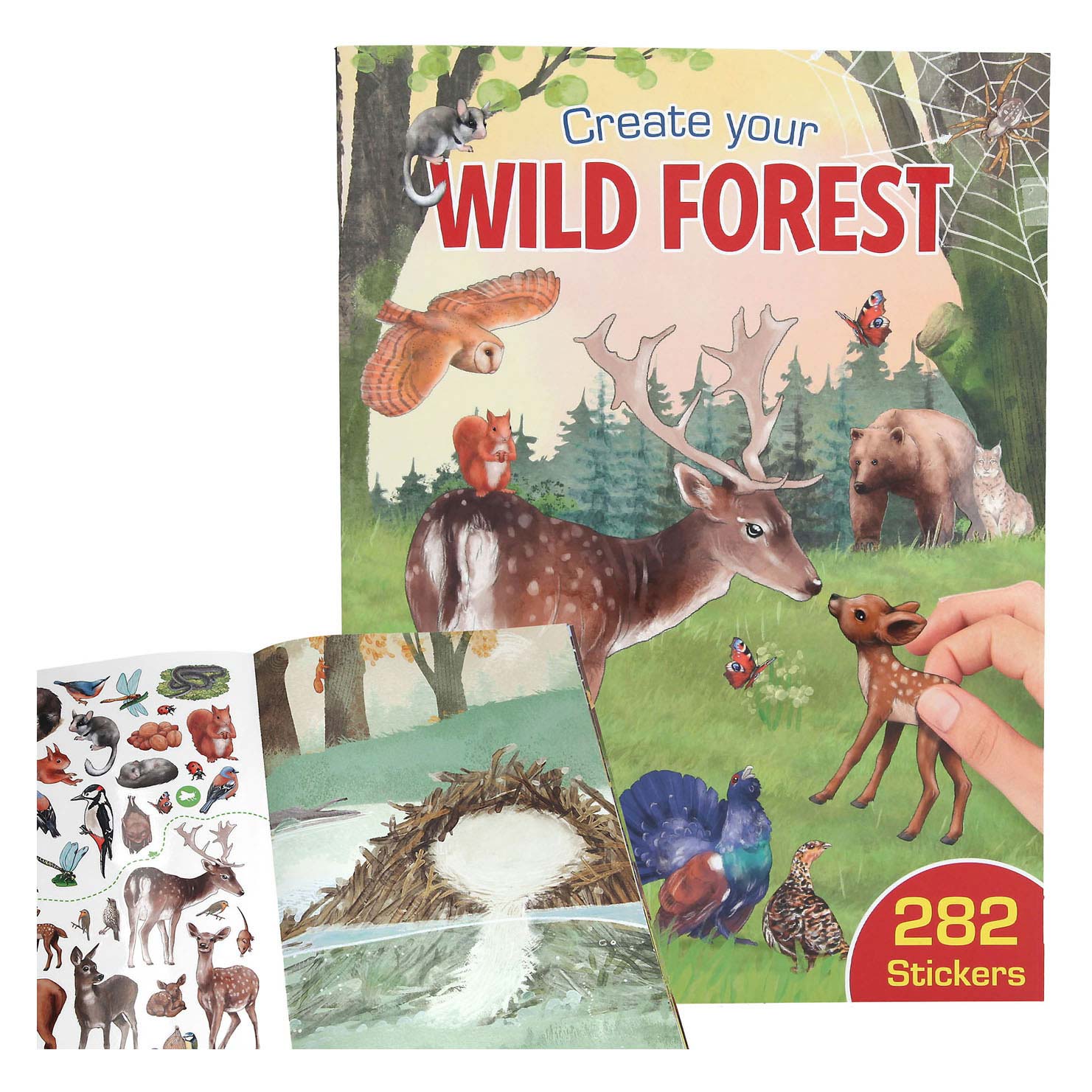 Depesche Create your Wild Forest Stickerboek