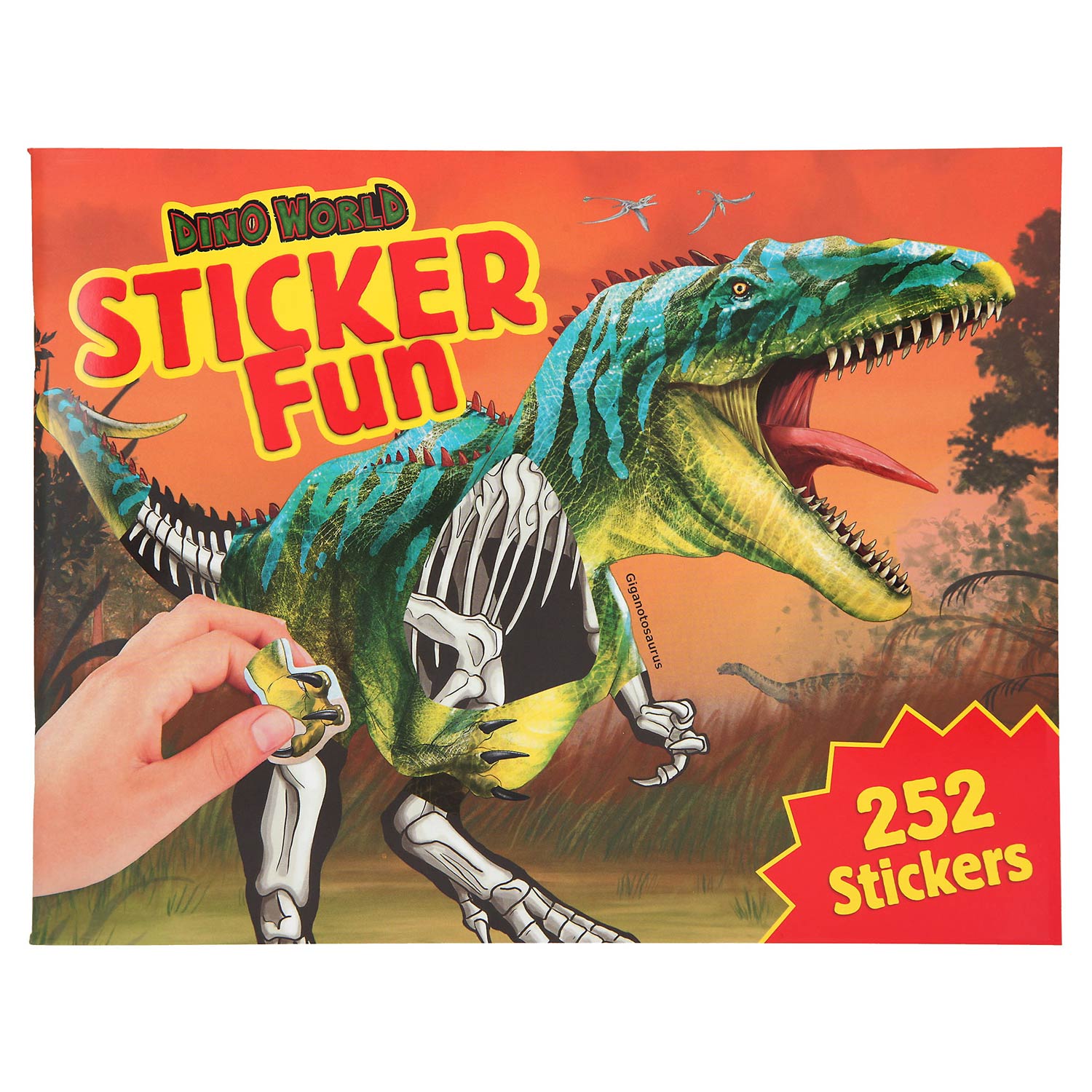 Dino World World Sticker Fun Stickerboek