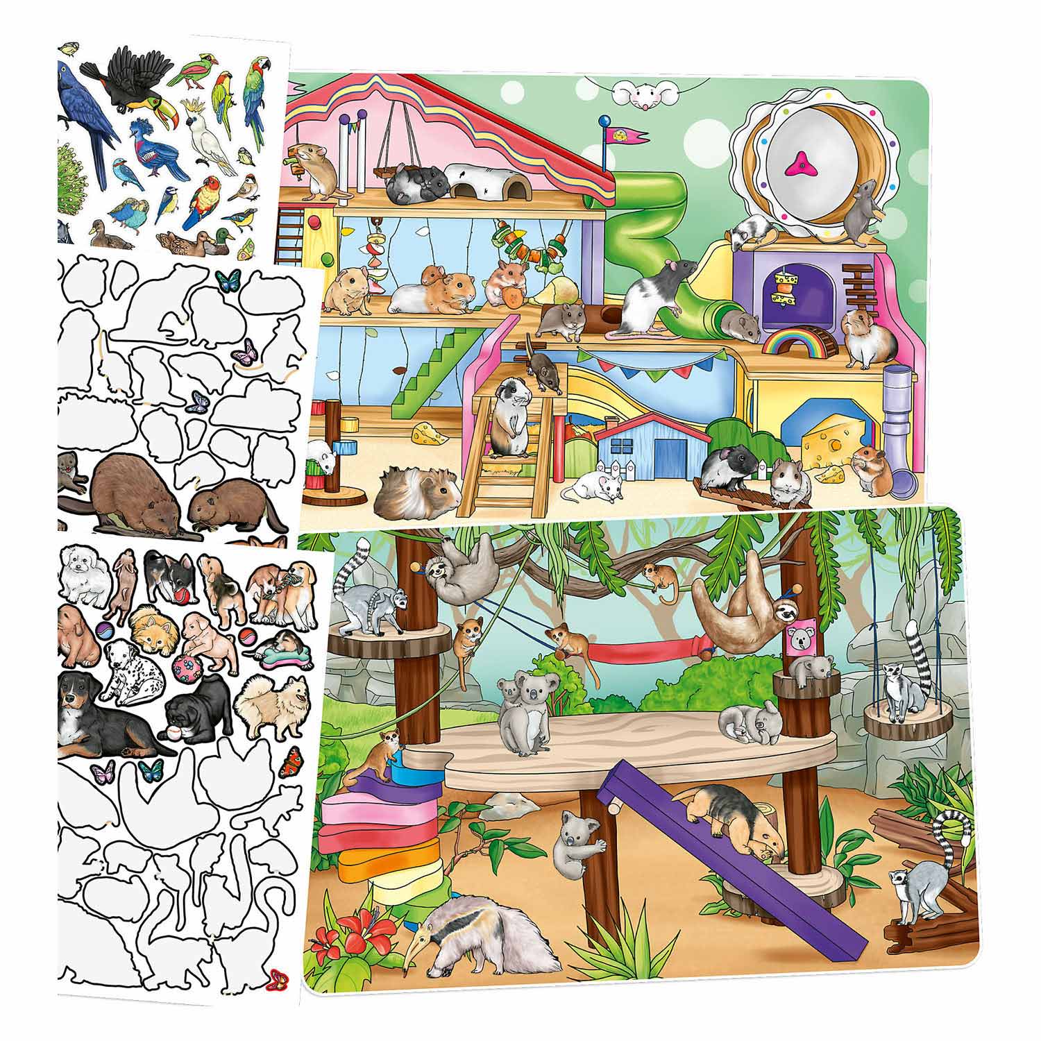 Depesche Create your Animal World Stickerboek