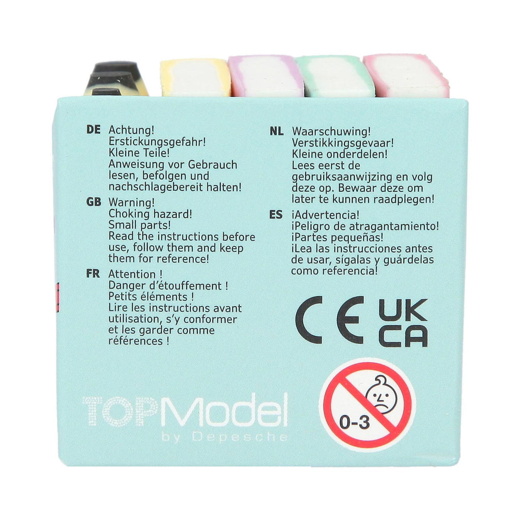 TOPModel Gumset Mini Schoolboeken en Potloden