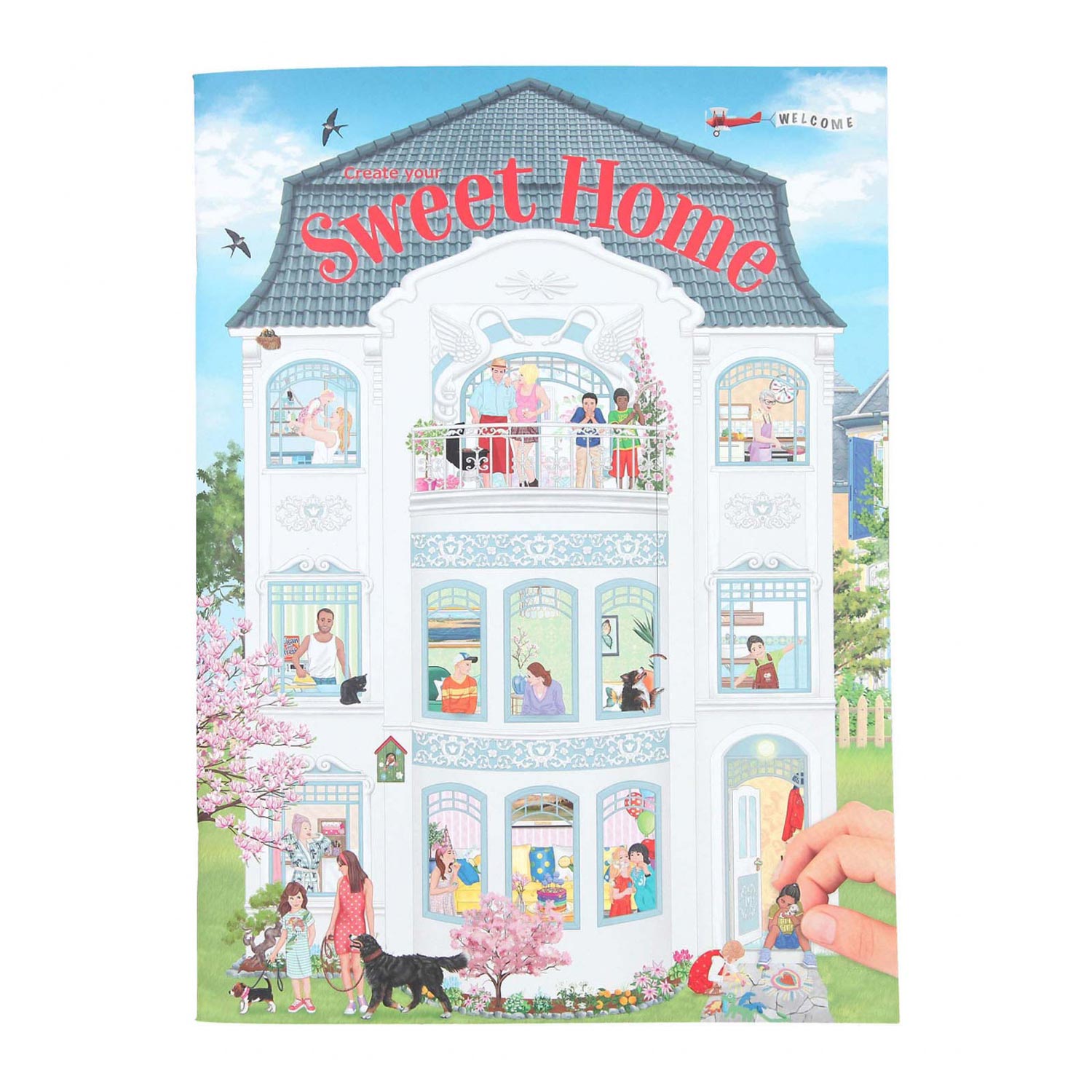 Depesche Create your Sweet Home Kleuren Stickerboek