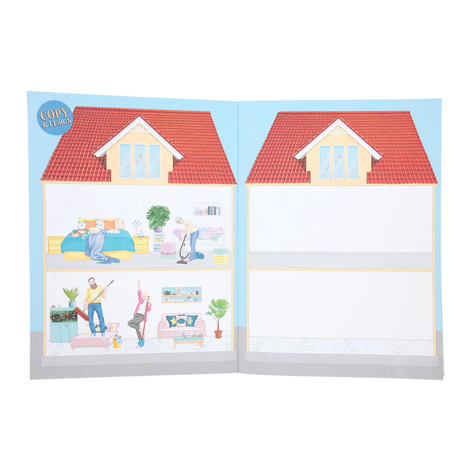 Depesche Create your Sweet Home Kleuren Stickerboek