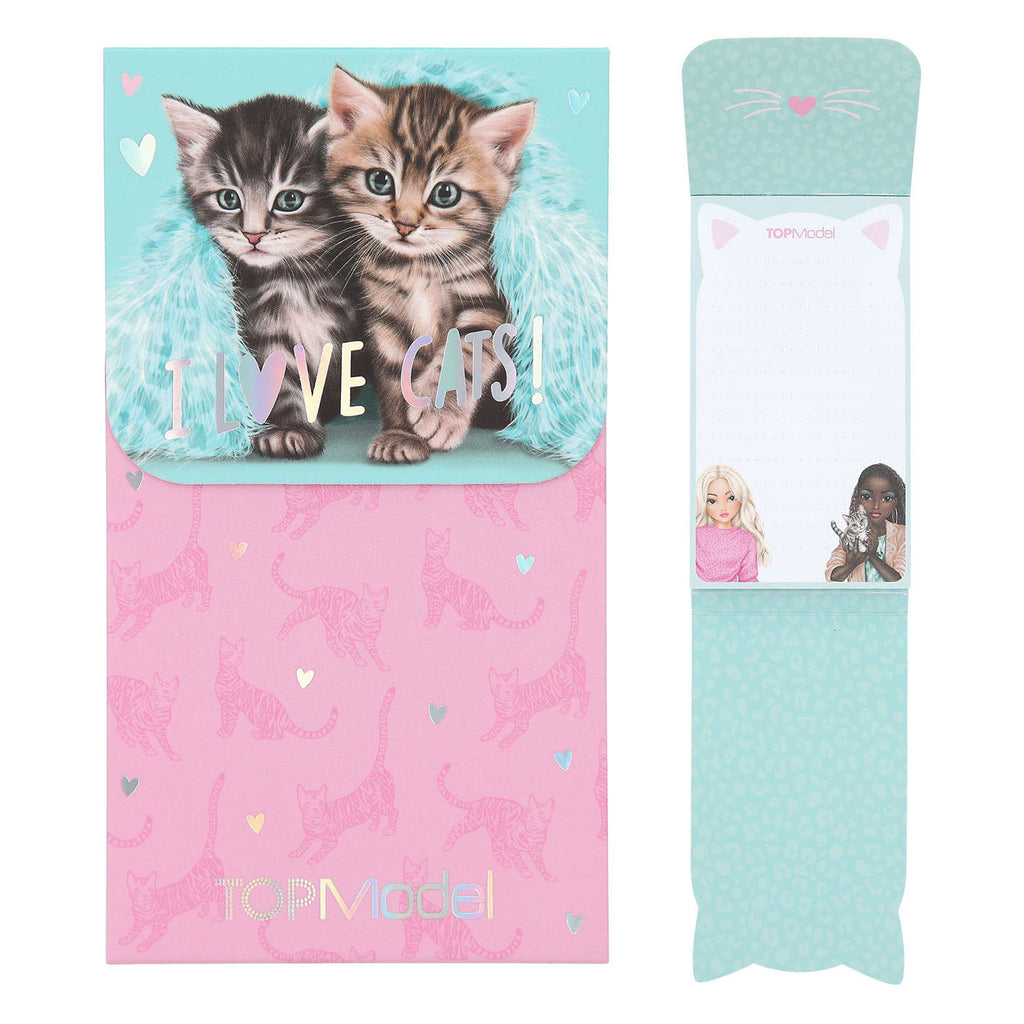 TOPModel Notitieblok met Magneetsluiting Cat