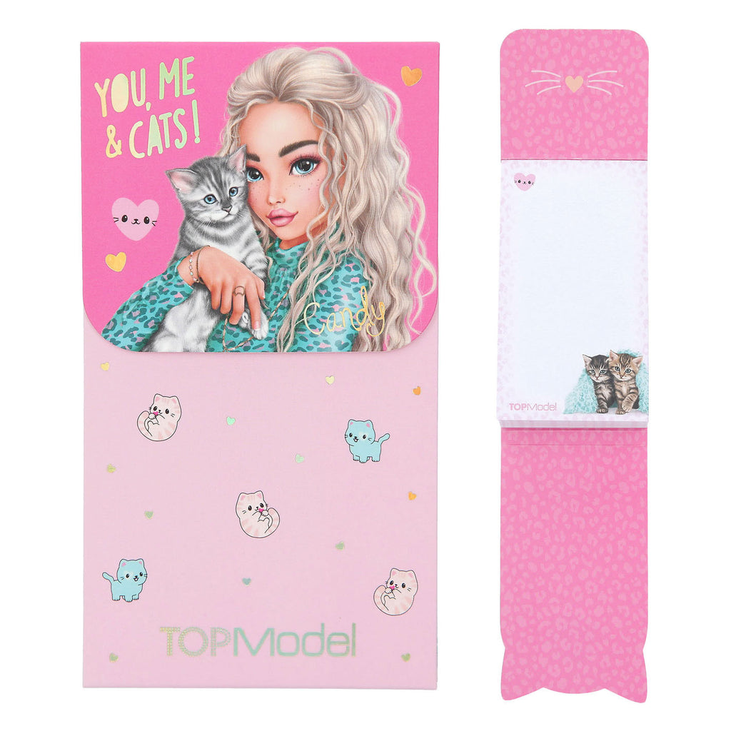 TOPModel Notitieblok met Magneetsluiting Cat