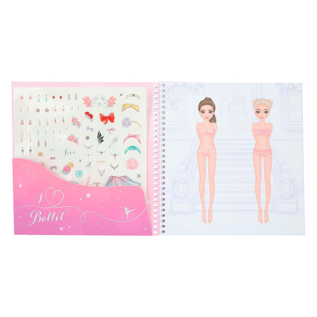 TOPModel Dress Me Up Stickerboek Ballet