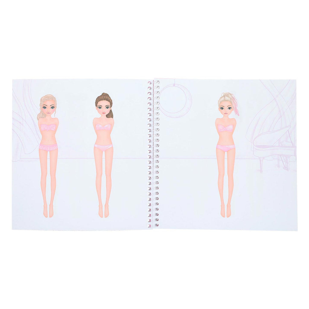 TOPModel Dress Me Up Stickerboek Ballet