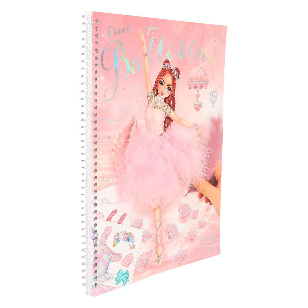 TOPModel Create Your Kleurboek met Stickers Ballet