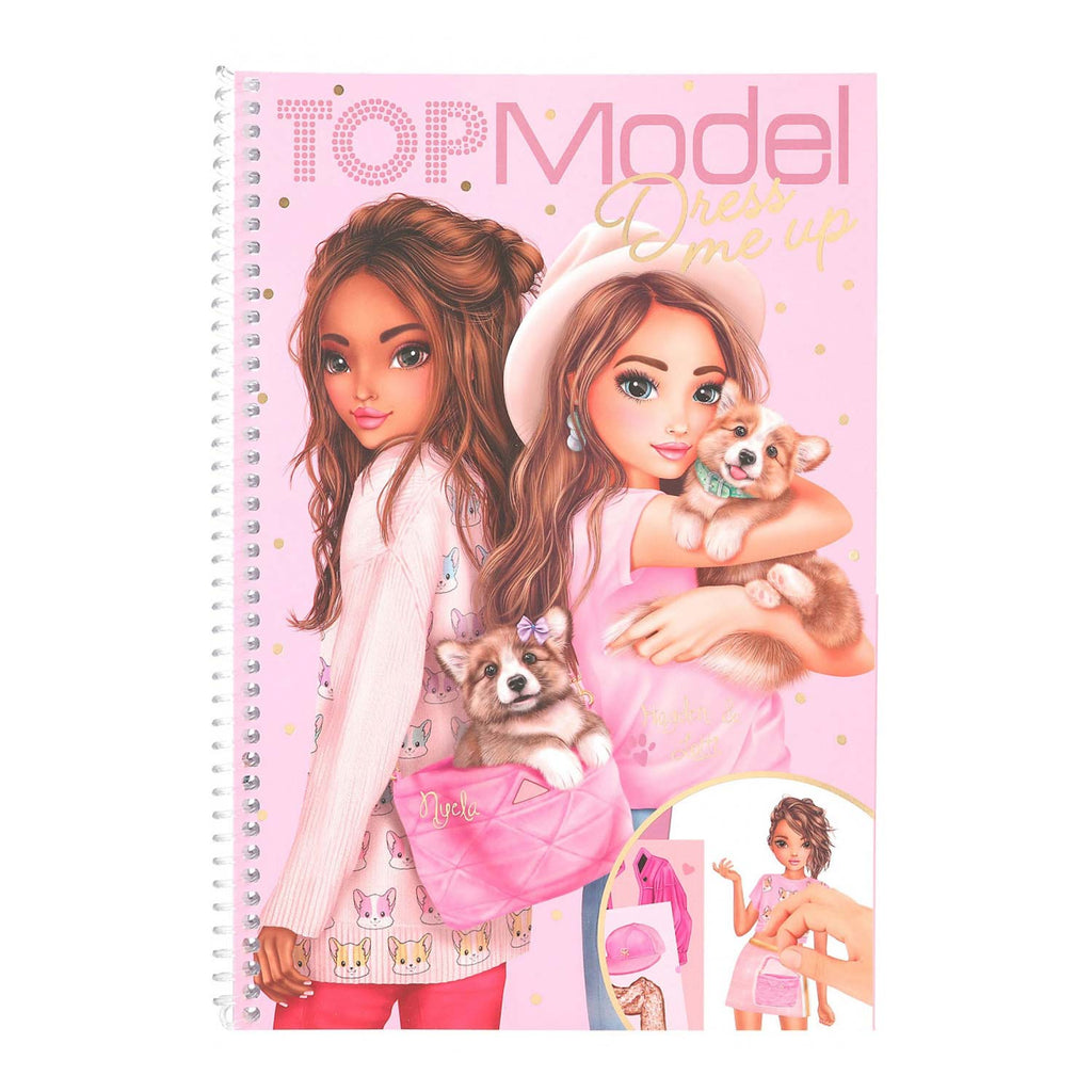 TOPModel Dress Me Up Stickerboek Groot Corgi