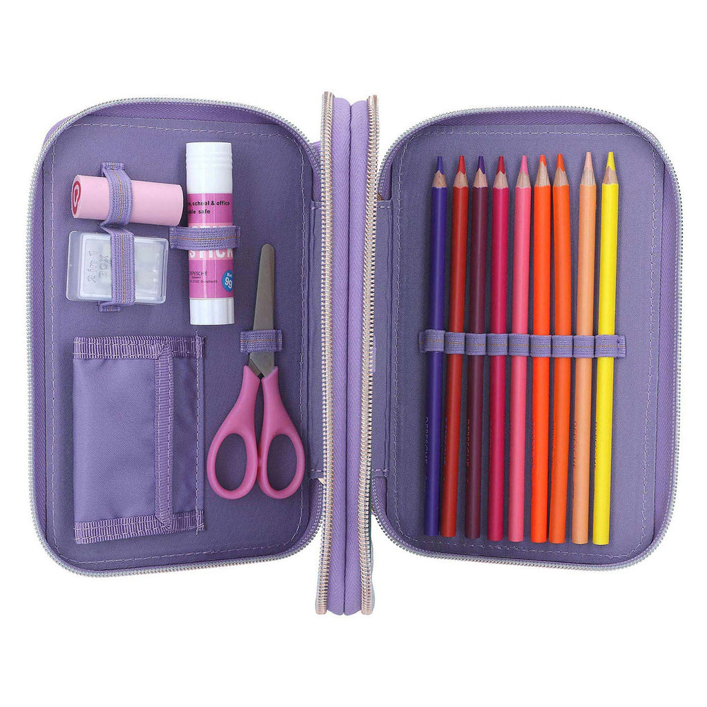TOPModel 2-vaks Etui Gevuld met Ketting Lilac Leo Love