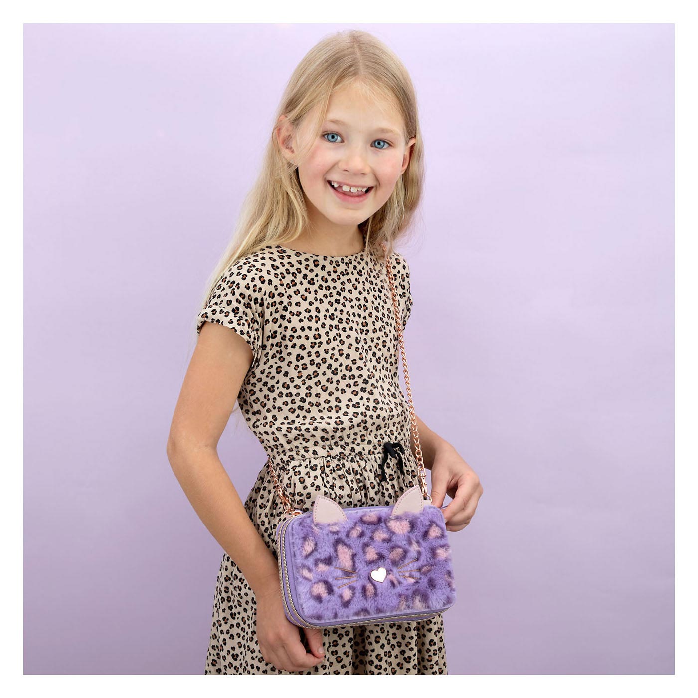 TOPModel 2-vaks Etui Gevuld met Ketting Lilac Leo Love