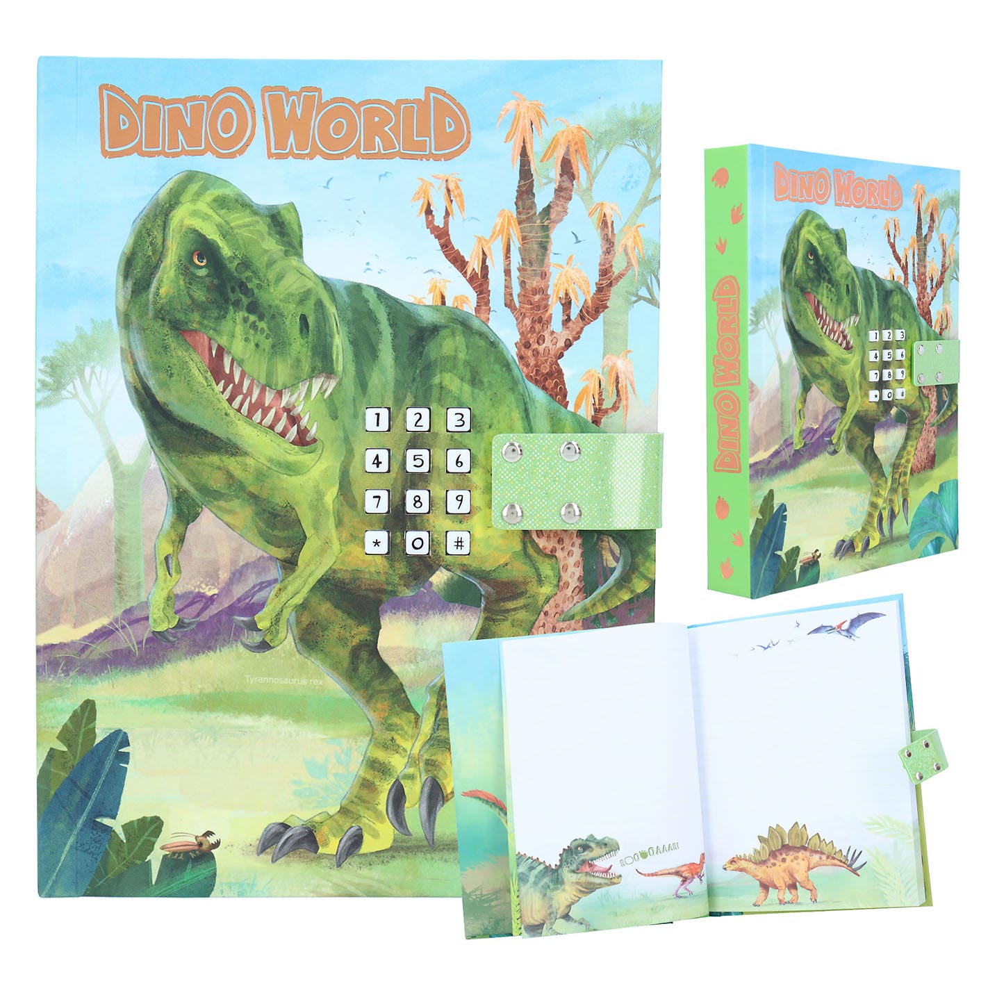 Dino World World Dagboek met Geheime Code