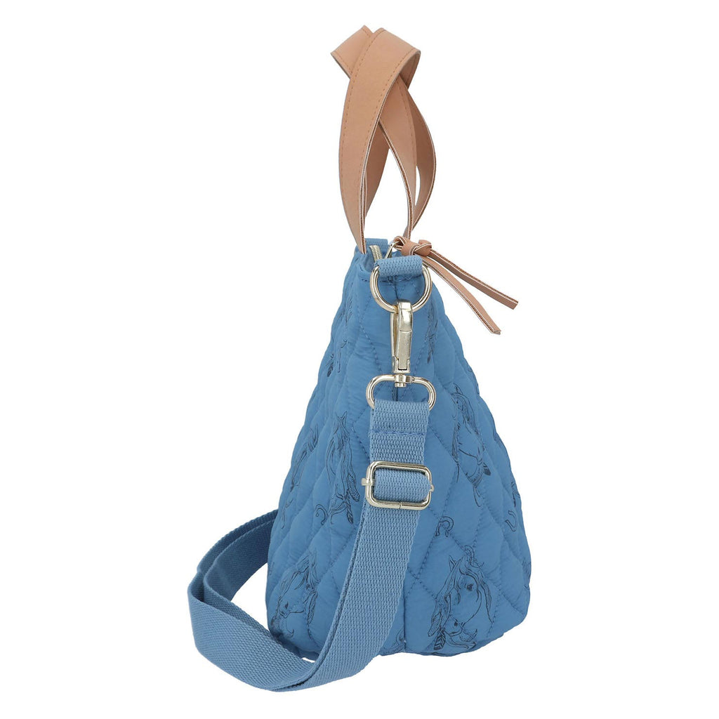 Miss Melody Kleine Shopper Blue Quilt