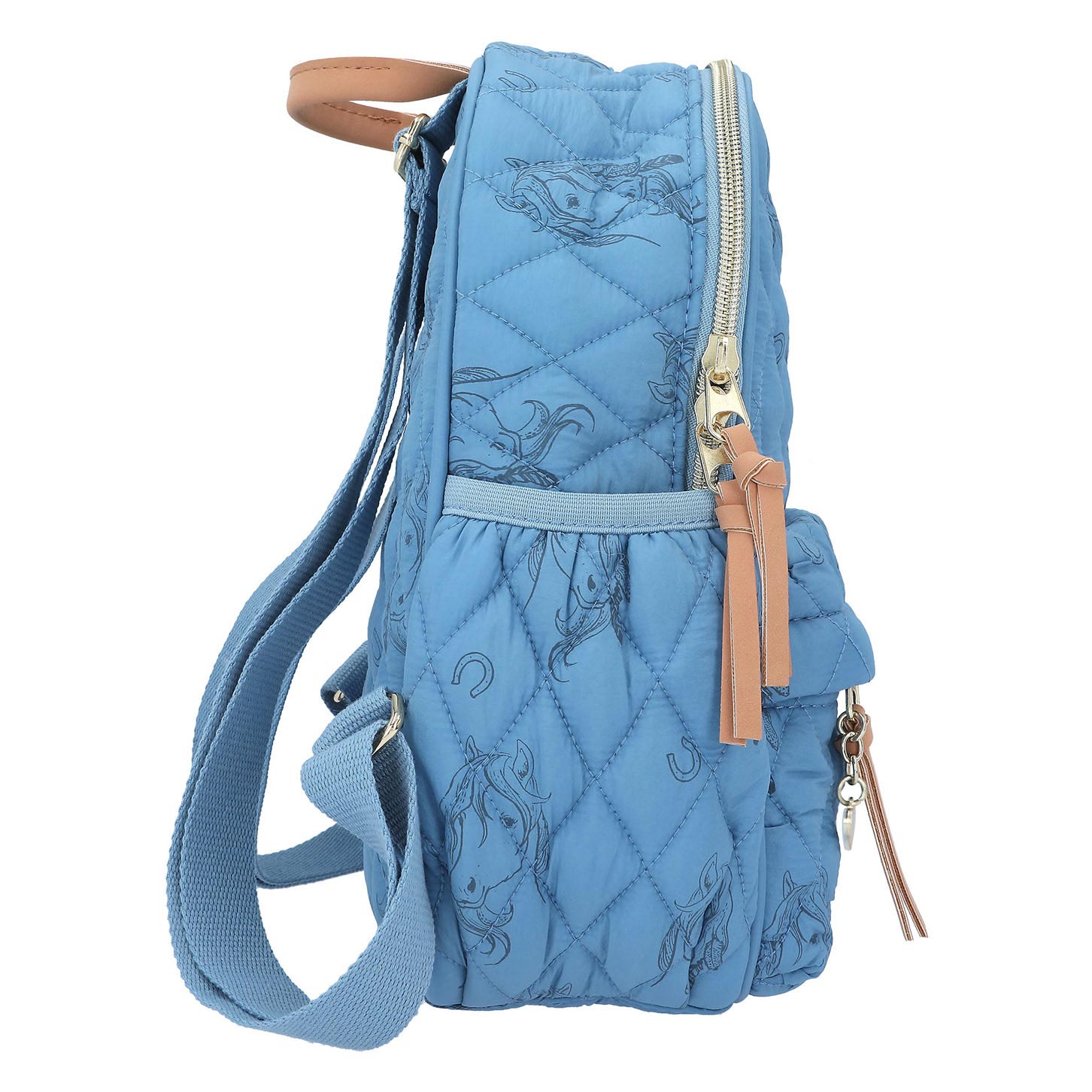 Miss Melody Rugzak Blue Quilt