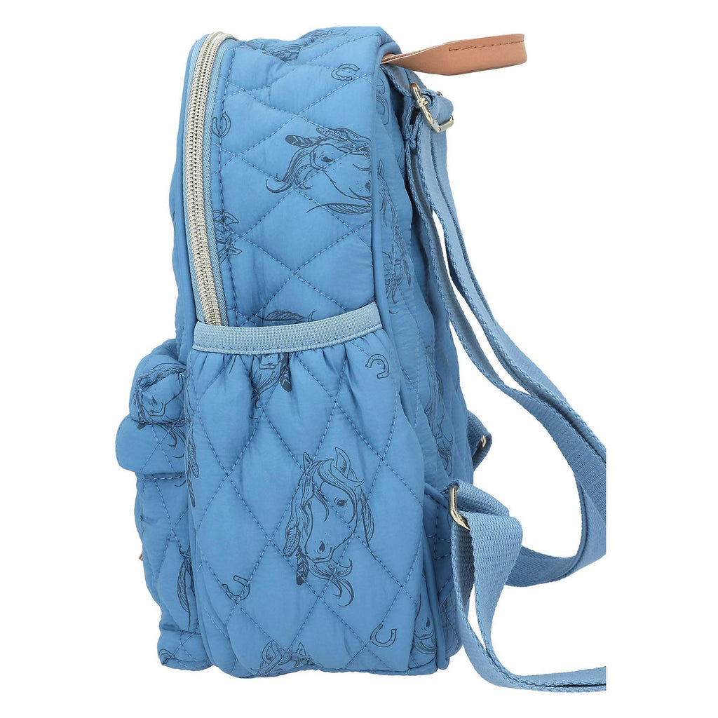 Miss Melody Rugzak Blue Quilt