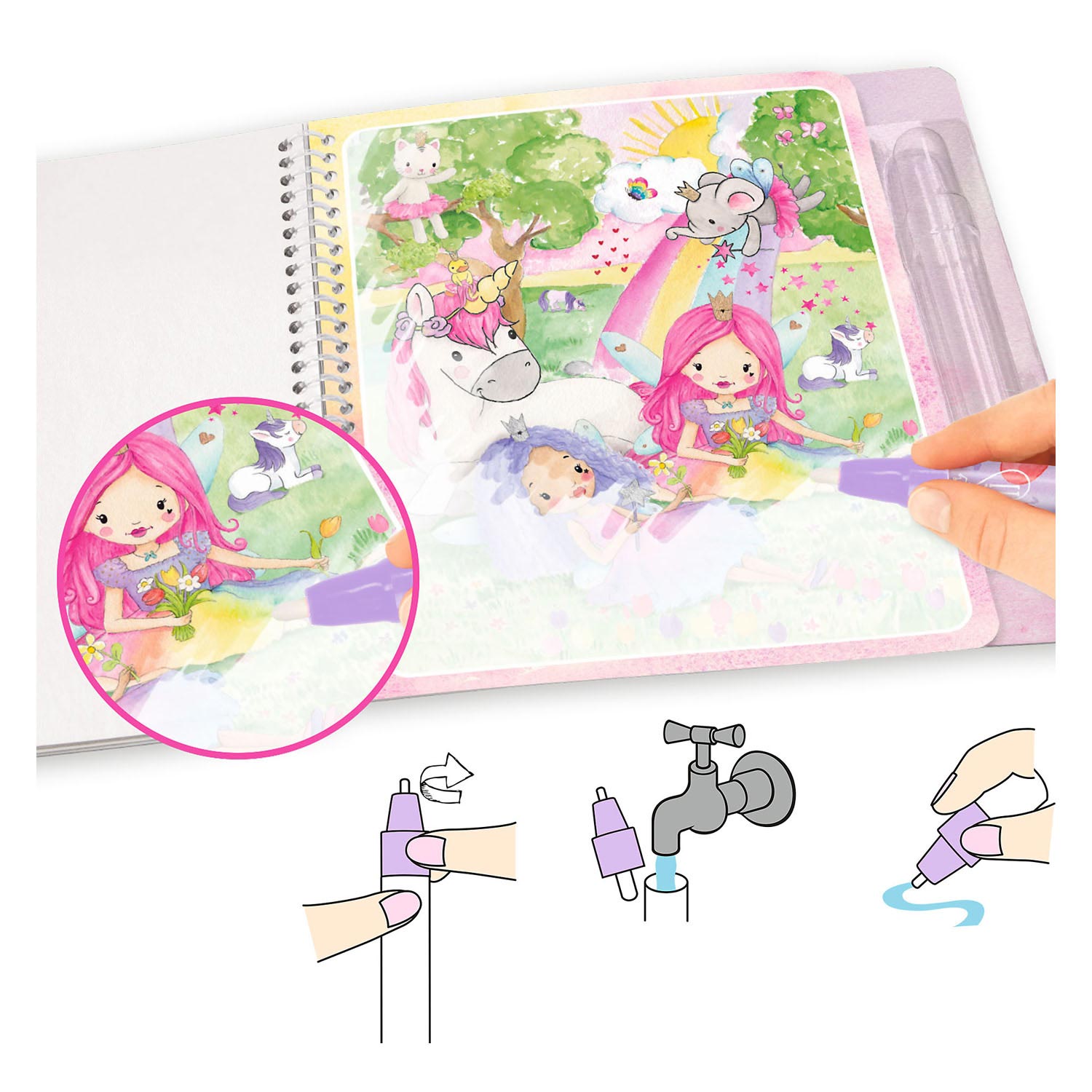 Depesche Mimi Aqua Kleurboek