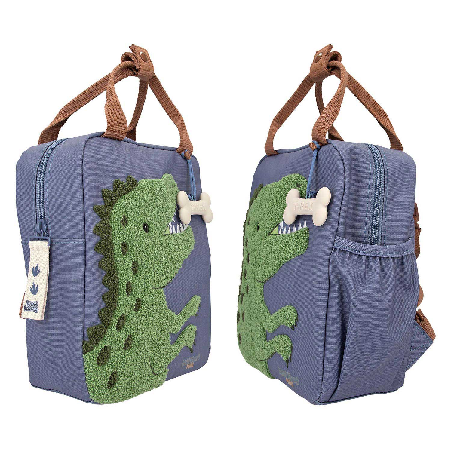 Dino World World World Kleine Rugzak Blauw Mini