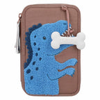 Dino World World World 2-vaks Etui Gevuld Bruin Mini