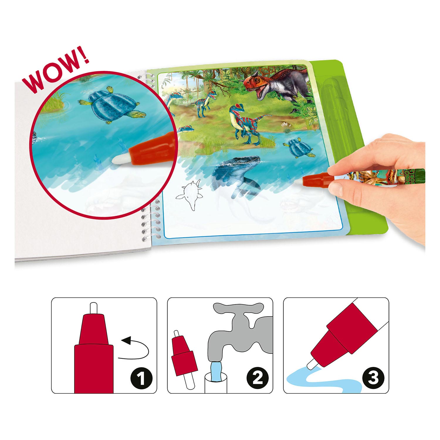 Dino World World Aqua Kleurboek
