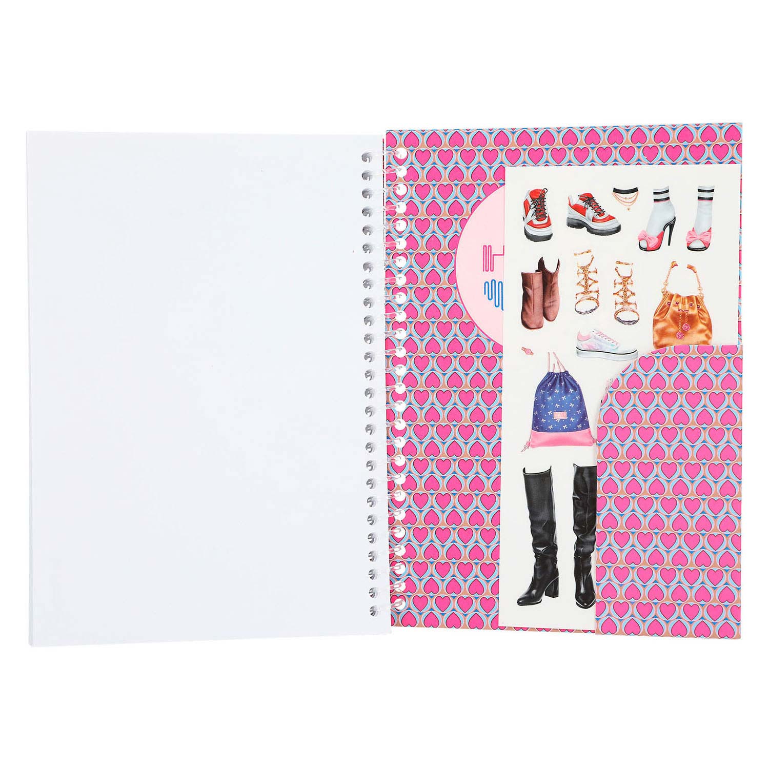 TOPModel Kleurboek met Stickervel