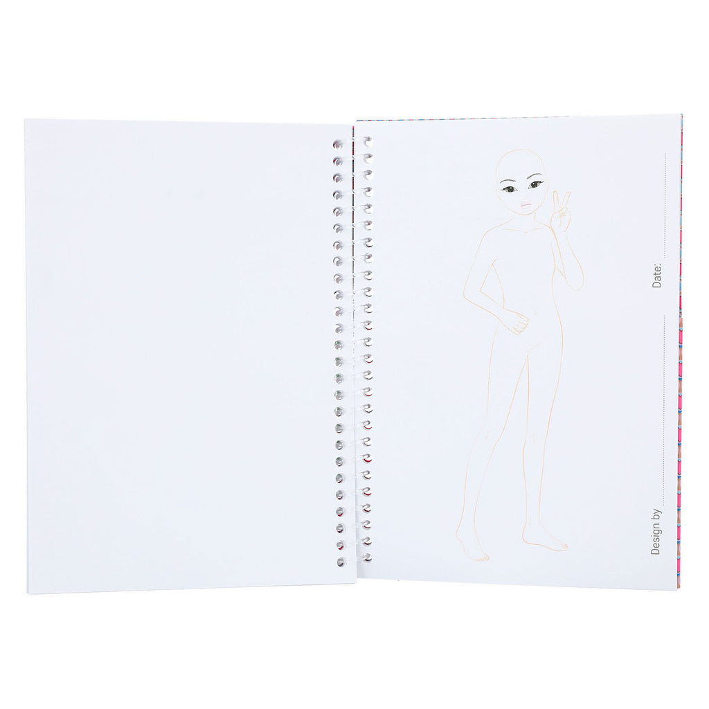 TOPModel Kleurboek met Stickervel