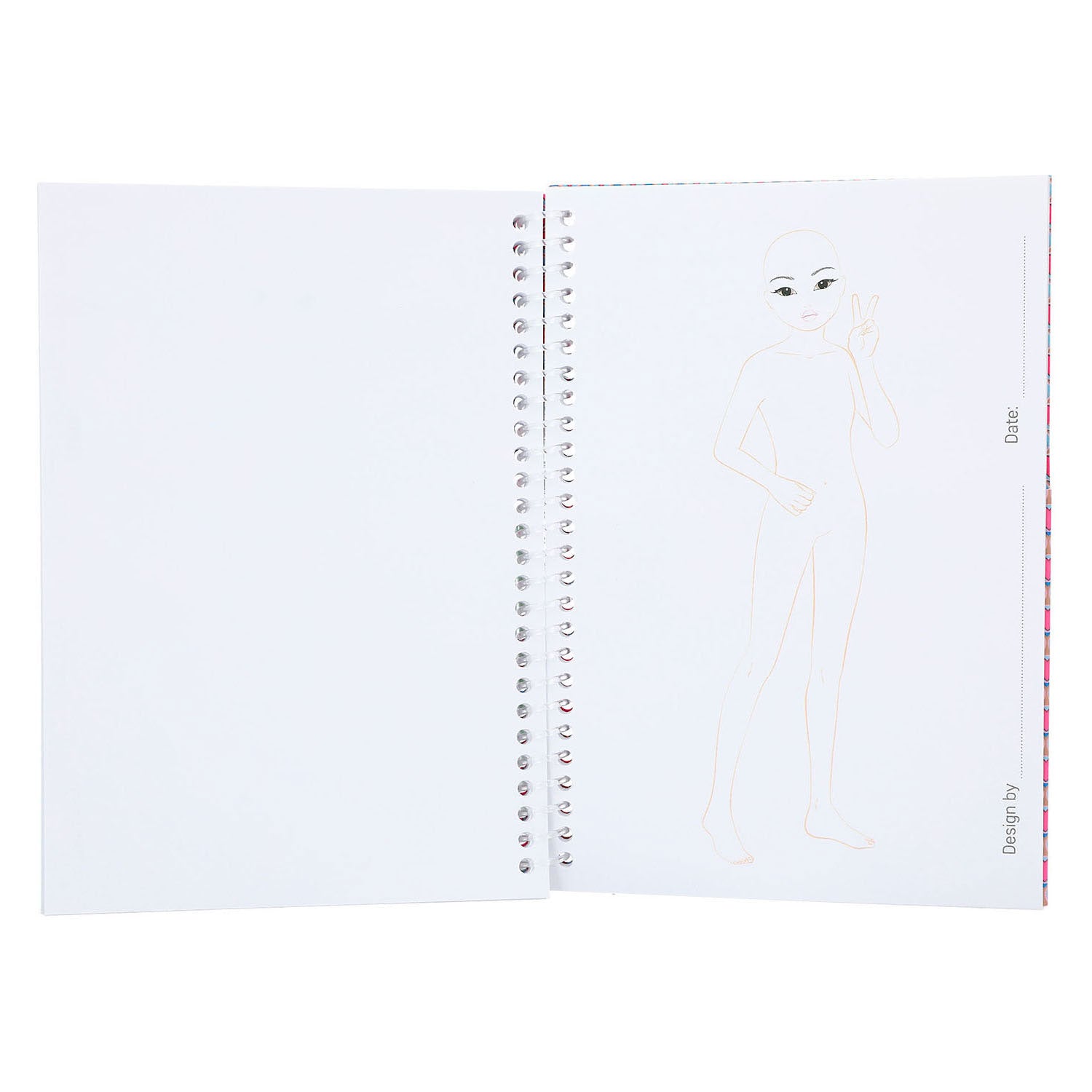 TOPModel Kleurboek met Stickervel