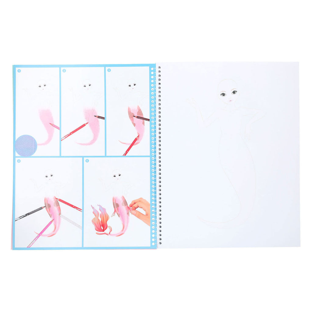 TOPModel Create Your Kleurboek met Stickers Fantasy